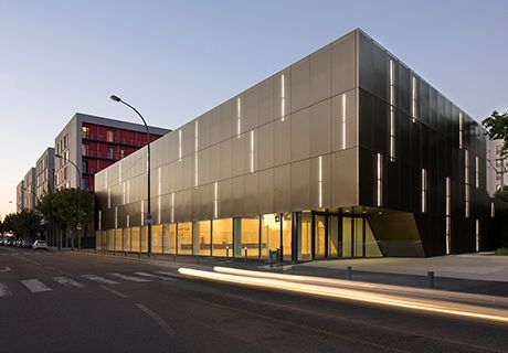 Gymnase, Ateliers O-S architectes, Asnières
